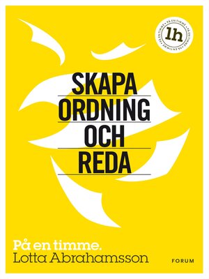 cover image of Skapa ordning och reda